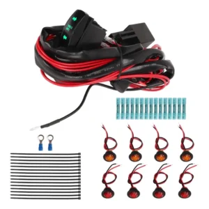 Kit De Luz Intermitente Utv Rocker Atv Iluminação Legal