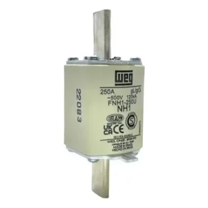 Fusível NH Retardado 250A gL/gG WEG 500V Contato Faca