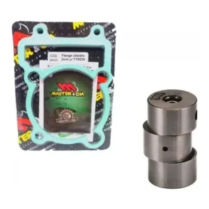 Pino Cursado Xt225 2mm + Junta E Flange Cilindro