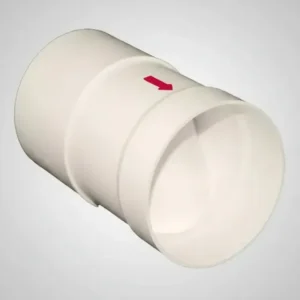 Valvula Retenção Esgoto Luva 100mm 4 Polegadas Ponteira