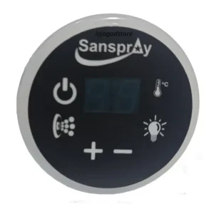 Painel Marcador Digital Temp Aquecedor Sanspray 4 Funcoes