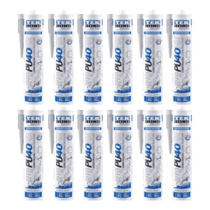 Kit C/12 Adesivo Selante Pu 40 P/ Construção Branco Tek Bond