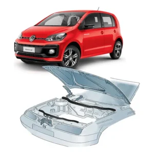 Kit 2 Borracha Cofre Motor Guarnição Capô Vw Up