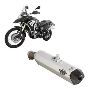 Ponteira De Escape Bmw F800 Gs 2008 A 2018 Viola Racing