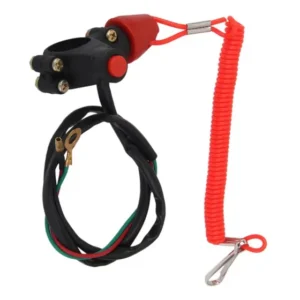 Chave De Segurança Corta-corrente Para Motor De Barco Red+black