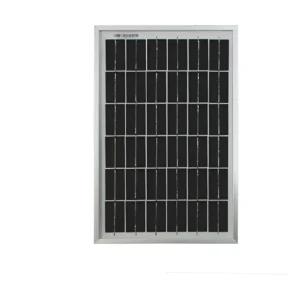 Painel Solar 10w Monocristalino Ztp-010m Ztroon Placa Solar 10w Cor Preto