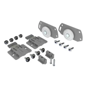 Kit Roldanas Celsus Aço Porta Correr Guarda-Roupa MDF MDP CM12