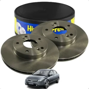 Par Disco Freio Dianteiro New Civic 1.8 16v 2006 2007 2008