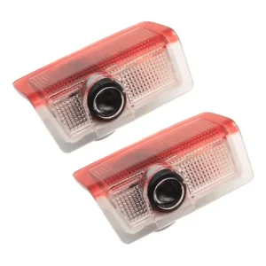 2 Acessórios De Iluminação De Porta De Carro Com Luz De Som