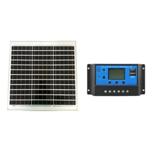 Placa Solar 40w + Controlador De Carga