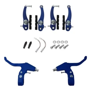 Kit Freio V-break Pino E Manete Nylon C/ Regulagem Bike