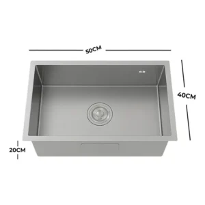 Cuba Cozinha Gourmet Aço Inox 304 Escovado 50x40 Cor Prata Brinovar