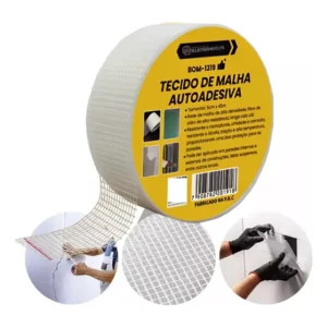Fita Adesiva Telada Drywall 45 Metros X 5cm Isopor Gesso
