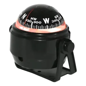 Bússola Marítima De Navegação 12 Volts C/ Led Lancha Barco