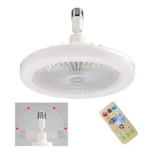 Luminária Ventilador De Teto Led 2 Em 1 Com Controle