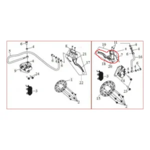 Interruptor Freio Citycom S 300i 2019 2020 2021