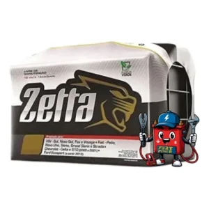 Bateria De Carro Zetta 50ah - Sem Troca - Z50ed