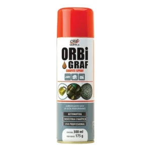 Spray Grafite Seco 300ml/175g Orbi Lubrificante Automotivo