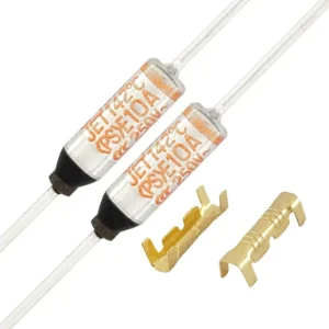 Fusível Térmico 142c Graus 10a 250v 2 Pçs + 4 Terminais Luva