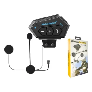 Fone Bluetooth Capacete com Intercomunicador à Prova D'Água BJG ECOM