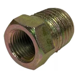 Bucha Redução Galvanizada Rosável Aço Macho 1/4 X 1/8 Fêmea