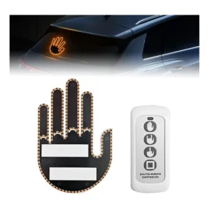 Luz De Gesto De Dedo Com Carro Led Remoto, Acessórios De