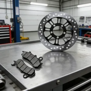 Disco Freio Dianteiro + Pastilha Titan Fan Cg 160 2018/2024