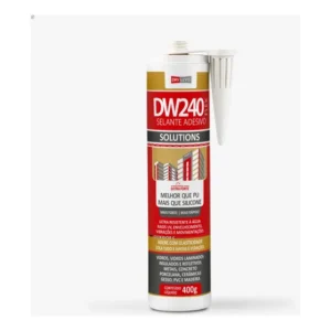 Selante Silicone Alta Vedação Trincas Fissuras Dw240 400g