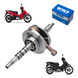 Virabrequim Biz 125 2009 2010 2011 2012 C/biela E Rolamentos