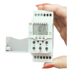 Programador Timer Digital Coel BWT-40HR 16A 100-240Vca Trilho DIN 40 Programações