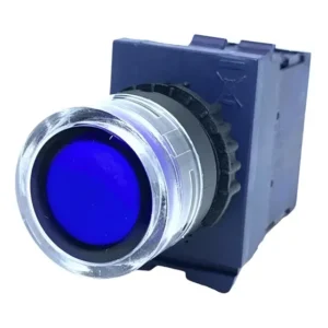 Botão Iluminado Weg Azul 1na Cswfaceado + Bloco 1na