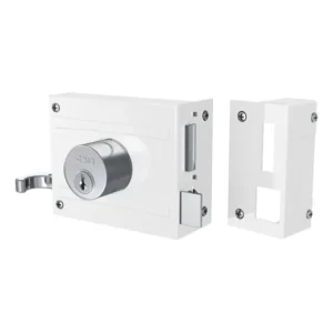 Fechadura De Sobrepor Para Portão 701/100 Inox Branca Stam