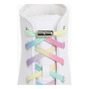 Cadarço Elástico Sem Amarrar Trava Metal Adulto Infantil