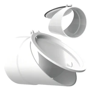 Válvula de Retenção para Esgoto Kaztec PVC 100mm Anti-Rato 10cm