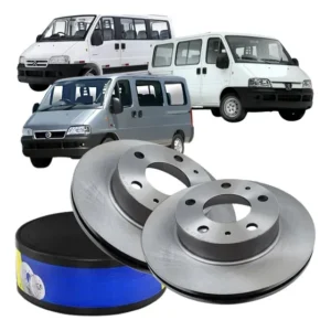 Par Disco De Freio Dianteiro Ventilado Ducato Jumper Aro 16