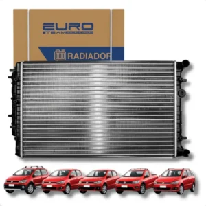 Radiador P/ Gol G5/g6/g7 Com Ar Condicionado - Brasil C/nf