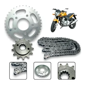 Kit Relacao Transmissão Cb 300r 2009 Até 2015 Aço 1045