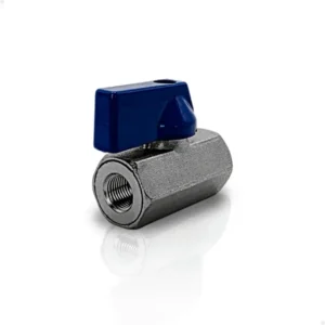 Registro Válvula Mini Esfera Água Rosca 1/8 Fêma Fêmea