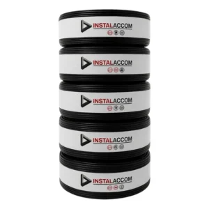 Fio Elétrico 1,5mm Cabo Flexível 1 5mm Rolo 100m Metros 750v Cobertura Preto