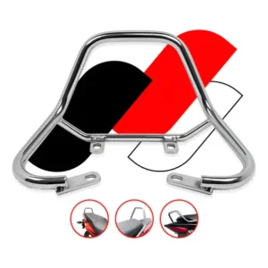 Alça Esportiva Alta Cg Titan 150 Fan Start 160 2014 A 2024 Cromado Vertical Alta