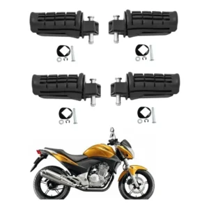 Kit Pedaleiras Completa Dianteira E Traseira Cb 300r 09/15