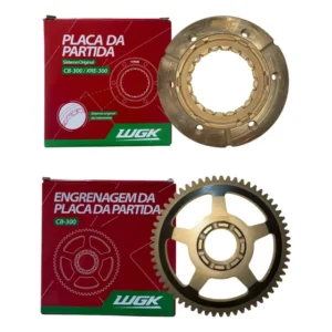 Placa De Partida Com Engrenagem Cb300 Xre300 Wgk Original