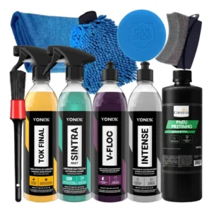 Kit Lavagem Shampoo Cera Tok Final Intense Sintra Fast Vonix