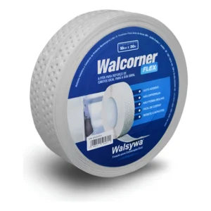 Fita De Pvc P/ Cantos Drywall Walcorner Flex