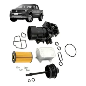Resfriador Radiador Óleo + Suporte Filtro Amarok 2.0 Tdi