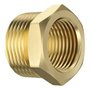 Bucha De Redução 3/4x1/2 Metal Amarela Ou Cromada Curta