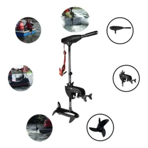 Motor Elétrico Barco 54 Lbs 12v Para Uso Em Água Doce