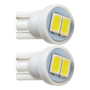Par Leds Automotivo Luz Placa Teto Porta Luvas Malas Carro