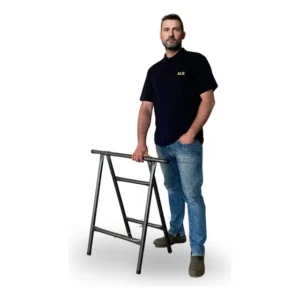 Cavalete Andaime Aço ALG Escadas 80x80cm Diâmetro 3.15cm 125kg