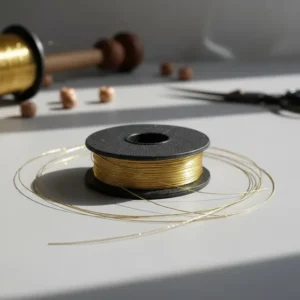 20 Metros Arame Fio Cabelo Anjo Copper Wire Dourado 0,30mm